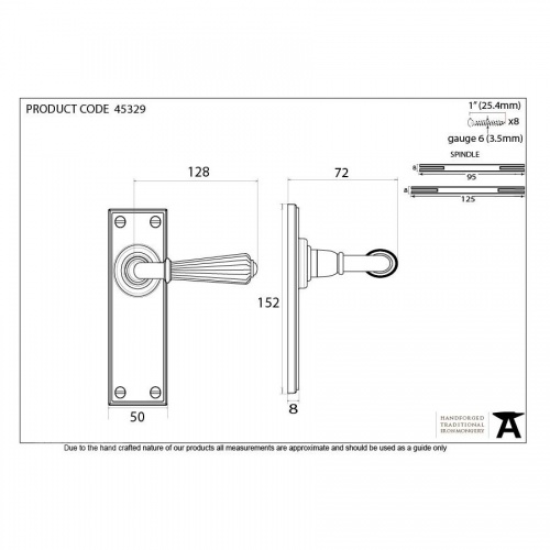 Aged Bronze Hinton Lever Latch Set